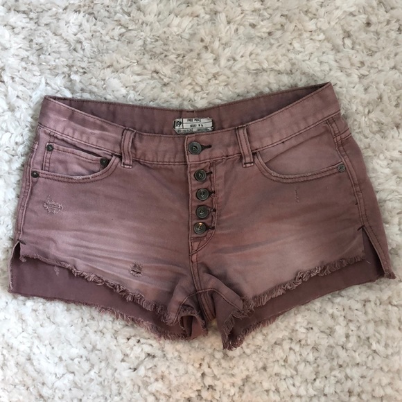 Free People Pants - Free People Pinkish Jean Shorts Size 26